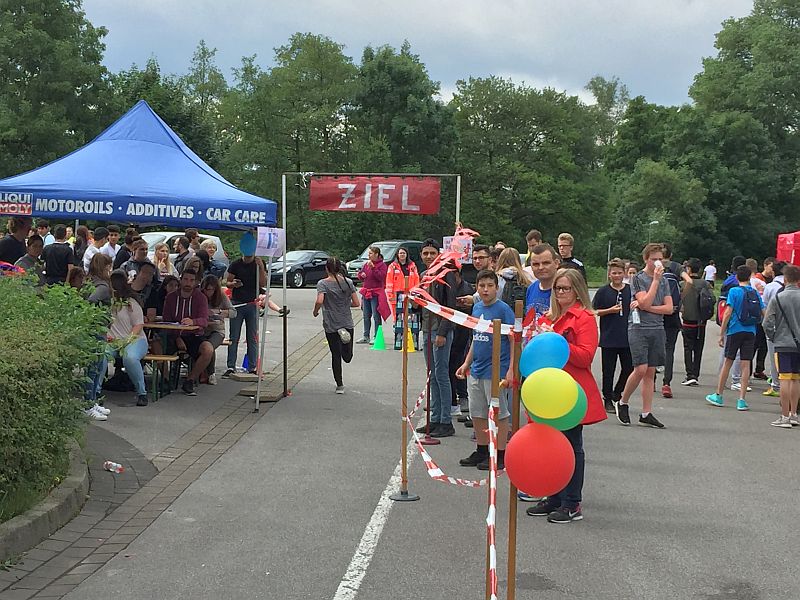 Zieleinlauf für einen guten Zweck