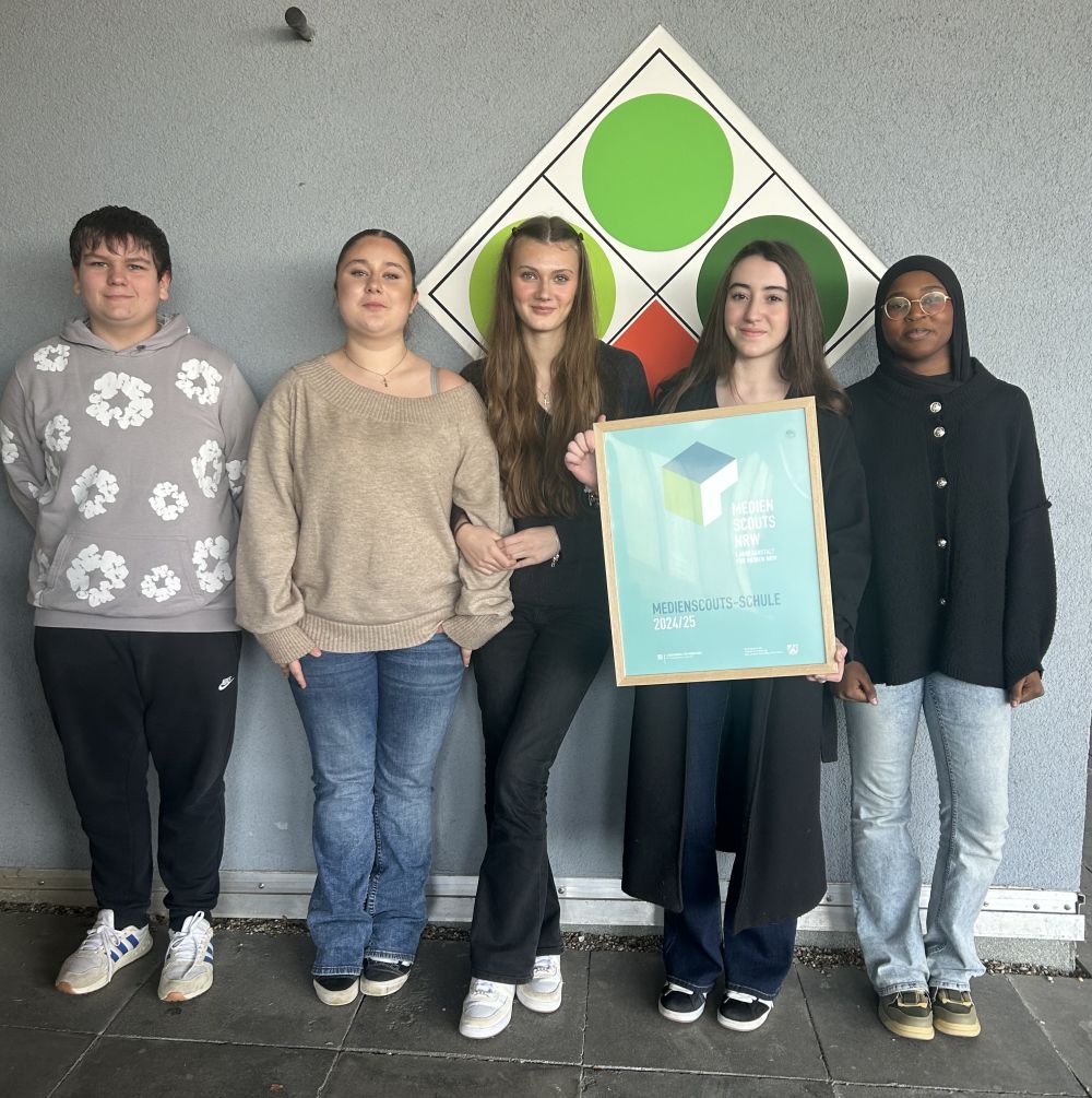 Die Fritz-Steinhoff Gesamtschule ist „Medienscouts-Schule 2024/2025“